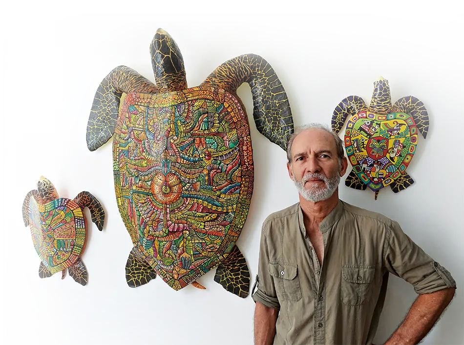 Fran Betancourt with Turtle Artworks